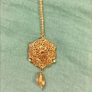 Ethnic Indian Side Maag Tika Hair & Head Jewelry